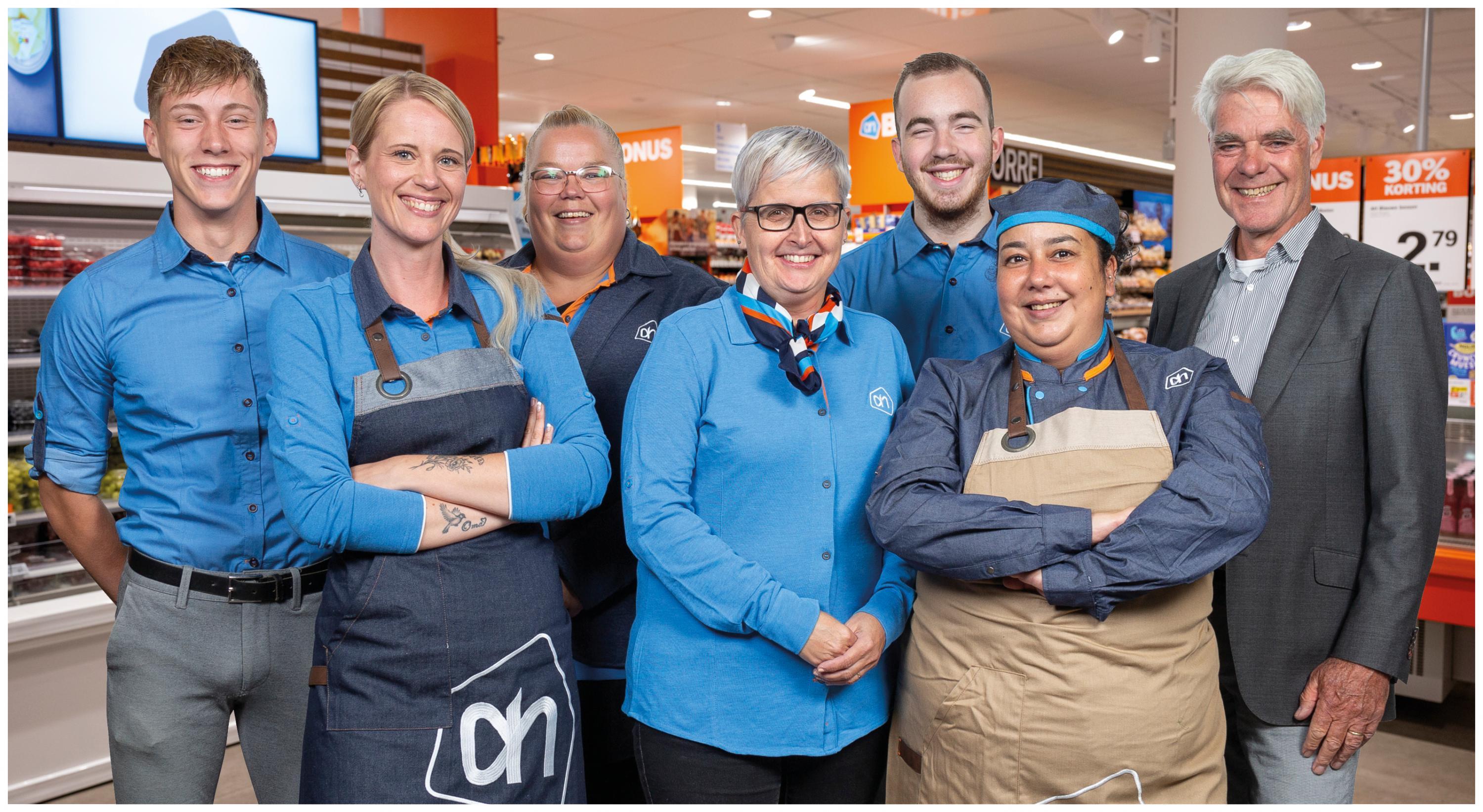 Winkelteam Melick. Foto - Albert Heijn Jan Linders, Andries van der Ree.jpg